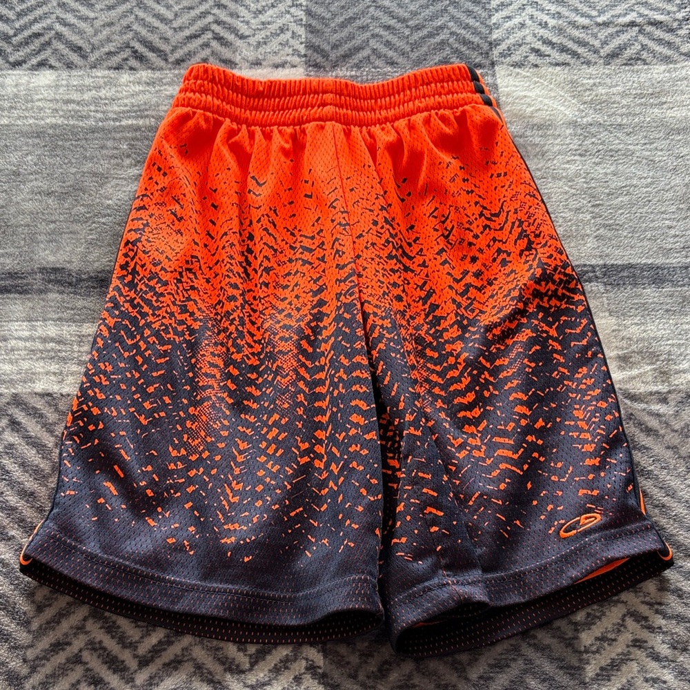 🐢Champion Kids Vibrant Orange and Black Shorts